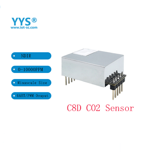 Doble canal 0-10000ppm UART CO2 Gas Sensor de dióxido de carbono Ndir Co2 Módulo de sensor para IAQ - Product Image 4