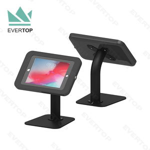 LST10-P 9.7-10.5&quot;Plastic Case Locking Table Top Tablet <strong>PC</strong> Kiosk, Commercial Tablet Kiosk Display Stand Tabletop for IPad/Android - Product Image 5