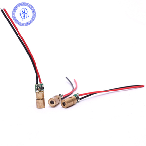 Circuito modulo Laser punto rosso 3V/5V 5mW 650nm puntatore testa in rame - Product Image 1