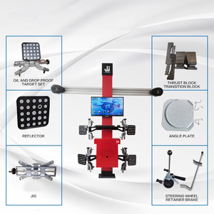 Equipo Combo 3D Máquina de alineación de cuatro ruedas Juego completo Equilibrador de ruedas y cambiador de neumáticos Juego completo para talleres de automóviles
