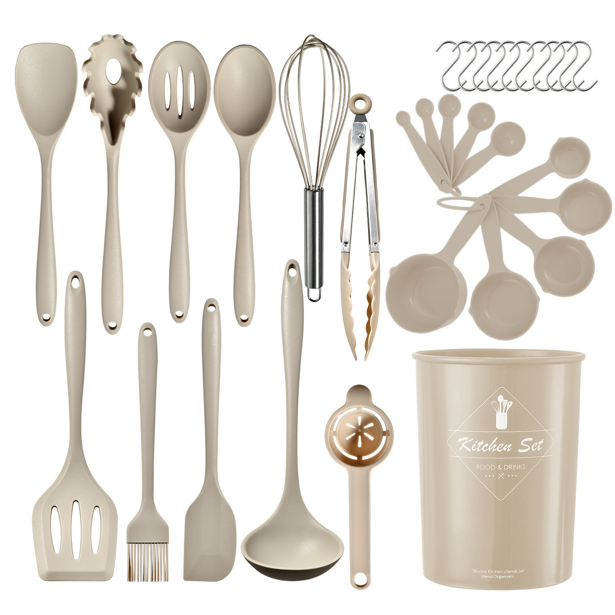 #08-32pcs set-beige