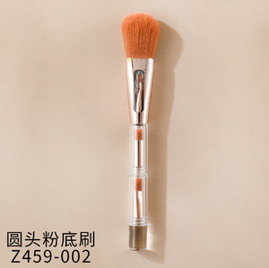 Çok fonksiyonlu 4 in 1 makyaj fırçası çift uçlu Metal kolu seyahat fondoten allık göz farı tozu makyaj fırça seti - Product Image 5