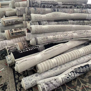 سجاد دبي منخفض التكلفة لغرفة المعيشة وغرفة النوم، سجاد بيروج مخملي محمول للاستخدام المنزلي، سجاد أرضي إسلامي مانع للانزلاق - Product Image 1