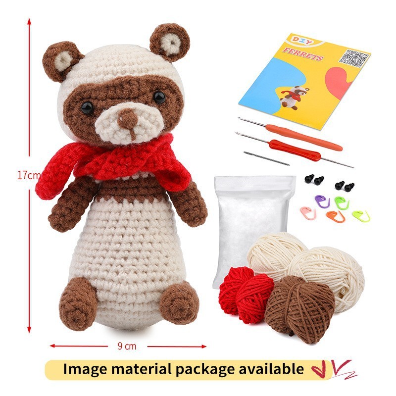 Red Scarf Little Brown Bear
