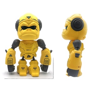 Diecast elektronik ses aksiyon figürü hayvan karikatür oyuncak aydınlatma Mini Kingkong modeli mekanik şiddetli Orangutan ile çocuklar için - Product Image 1