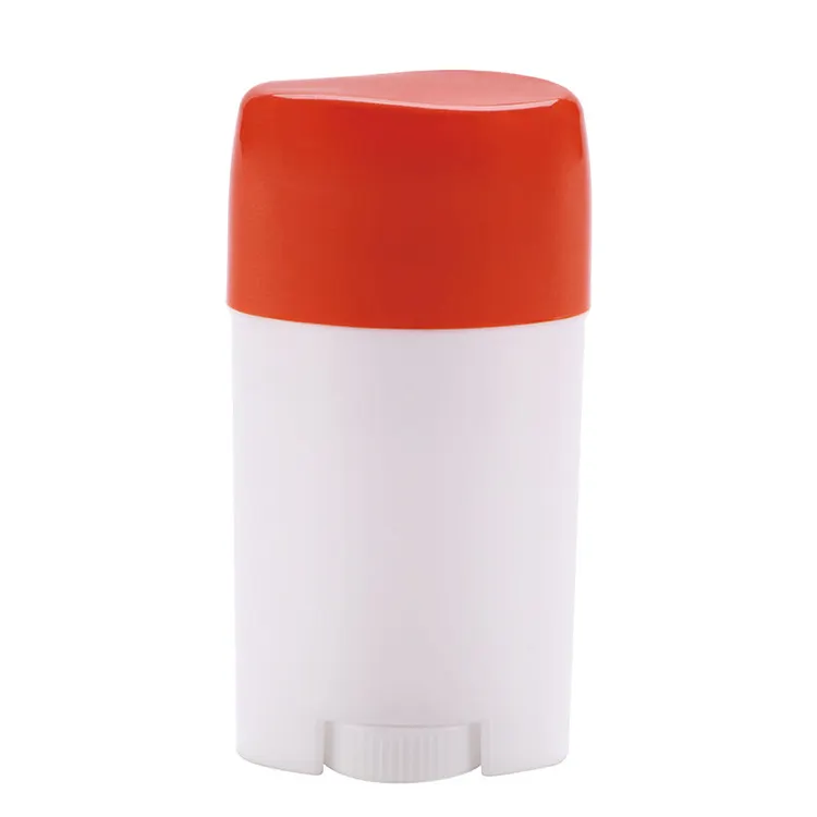 Popular Reciclável Vazio Moda Corpo Desodorante Container Stick 50g Stick Desodorante Containers
