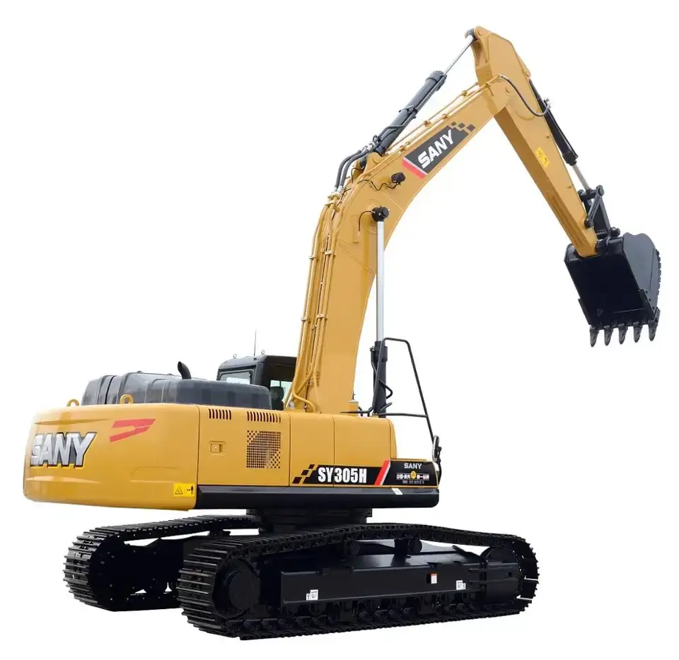 Second hand SANY machine used excavators SY305H digging machine earth moving excavator for sale