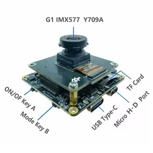 IMX577 4K USB摄像头模块12MP 60FPS，带EIS 130广角和内置麦克风，用于机器视觉高分辨率图像和传感器 - Product Image 4
