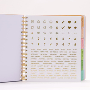 B5 formato settimanale Planner Notebook con le pagine a scheda - Product Image 3