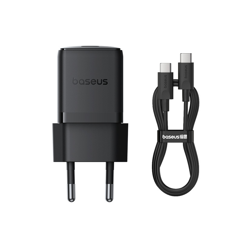 Chargeur rapide 1C 30W UE Cluster Noir Costume