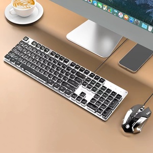 Venta al por mayor, teclado de escritura a máquina luminoso, cómodo y de buena sensación para ordenador y juegos con palabras árabes rusas - Product Image 3