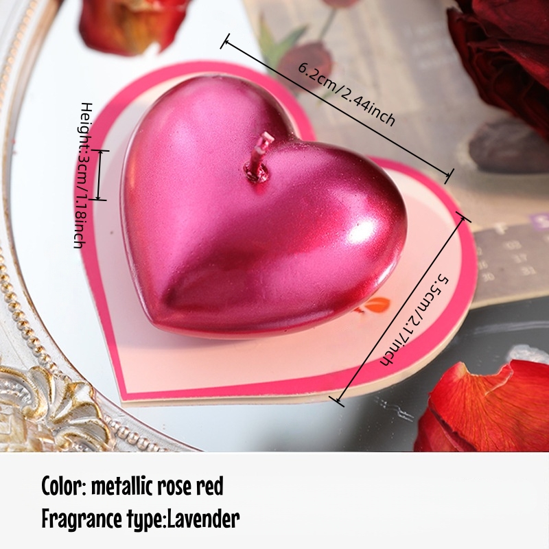 metallic rose red-Large size
