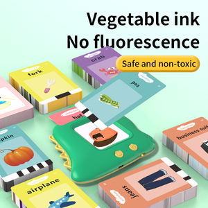 Herramienta educativa para edades tempranas para niños, máquina de tarjetas cognitivas, máquina de aprendizaje de idiomas de voz para niños pequeños - Product Image 6