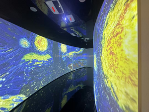 Pantalla curva de marco fijo para cine en casa, pantalla de proyección de cine plegable 4K HD con pantalla de proyector de 360 grados con marco curvo - Product Image 4