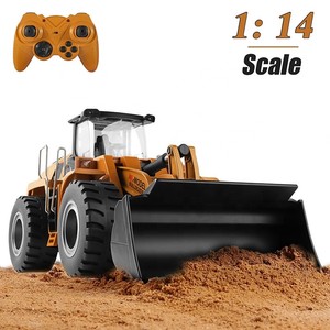14800-A 1/14 Scale 2.4G 4WD Electric Simulation Alloy Bulldozer <strong>RC</strong> <strong>Model</strong> Features USB Cable Included Expert Level Toy for Boys