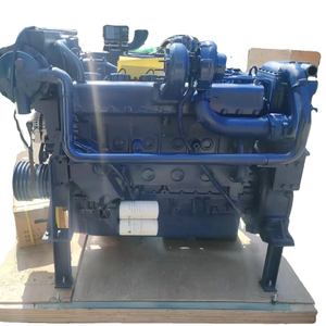 350HP WD618 1800รอบต่อนาทีเครื่องยนต์ดีเซลทางทะเลแบบ6จังหวะ4จังหวะระบายความร้อนด้วยน้ำสำหรับใช้ในอุตสาหกรรมเรือจำลองสภาพใหม่ - Product Image 1