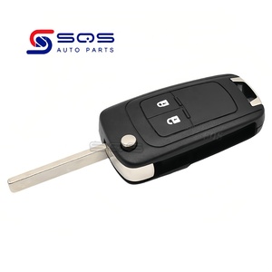 SQS高品質工場カスタマイズ車両キー2ボタンHU100ブレードキーシボレークルーズカーキーシェル用ブランクシェル - Product Image 4