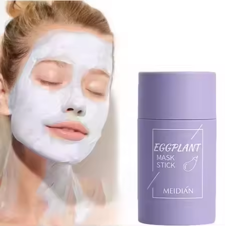 Masque à l'aubergine