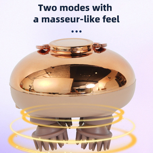 Masajeador de cabeza de cuero cabelludo eléctrico masajeador de gato de luz roja impermeable - Product Image 5