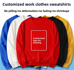Sudadera de cuello redondo personalizada con técnica de lavado para ropa de trabajo Reunión anual Team Building Party Corporate Group Wear Logo - Product Image 2