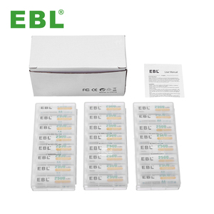 En çok satan 2500mAh şarj edilebilir çift pil <span class=keywords><strong>NIMH</strong></span> 24 adet şarj edilebilir piller