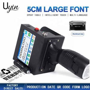 Stampante portatile portatile a getto d'inchiostro codice a barre QR bottiglia di vetro di scadenza Batch data codice 50mm macchina da stampa tenuto in mano - Product Image 6