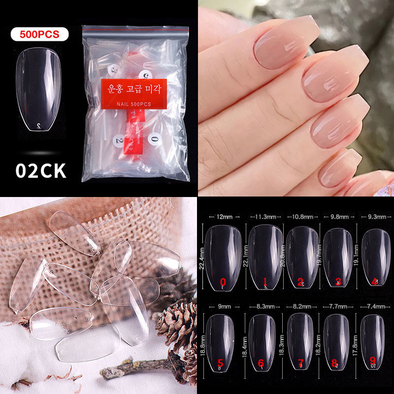 #3Clear 500pcs