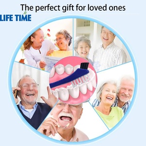 工場直販ダブルブリッスルヘッド義歯クリーニング歯ブラシ - Product Image 5