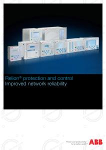 Relion-670 REF650 SAM600 Relion Schutz und Steuerung Verbesserte Netzwerk zuverlässigkeit Power System Schutz und Control Abbs - Product Image 4