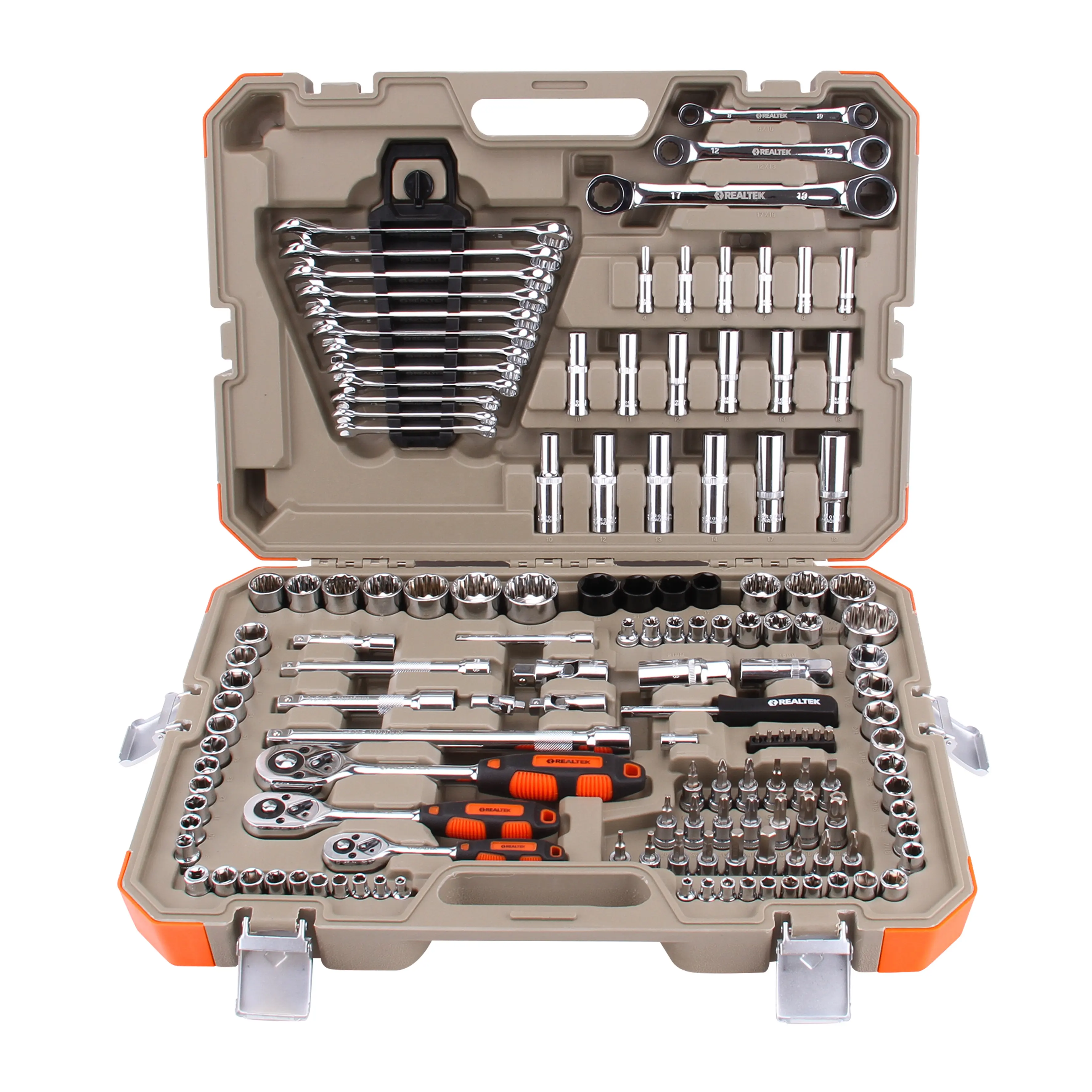 Realtek 150Pcs Multifonctionnel CRV Socket Set Outils Mécanique avec Outils À Main De Haute Qualité