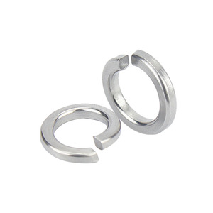 แหวนล็อกแยกชุบสังกะสีเครื่องซักผ้าสปริง Din127สแตนเลส - Product Image 6