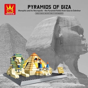 Wange 4210 Architecture <strong>Egypt</strong> Pharaoh the Pyramids of Giza Landmark Educational DIY Assembly Brick Toys Building Blocks Sets - Product Image 2