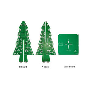 Kit fai da te albero di musica elettronica di natale 3 colori albero di natale colorato luce a LED Kit di saldatura fai da te - Product Image 2
