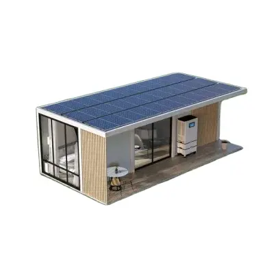 Casa contenedor portátil móvil Casa contenedor plegable extendida modular Casa cápsula prefabricada de lujo
