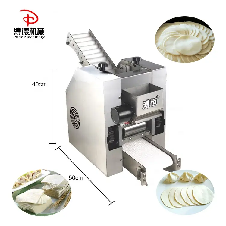 Thương Mại Tự Động Tabletop Bánh Bao Tự Động Empanadas Gyoza Pizza Wonton Dough Da Wrapper Máy Làm