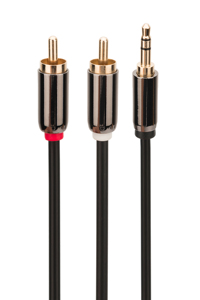 Aux 3,5mm macho a 2 * enchufe rca cable de audio estéreo cable DE para el teléfono móvil y mp3 del teléfono móvil de la pc de juegos auriculares auriculares - Product Image 4