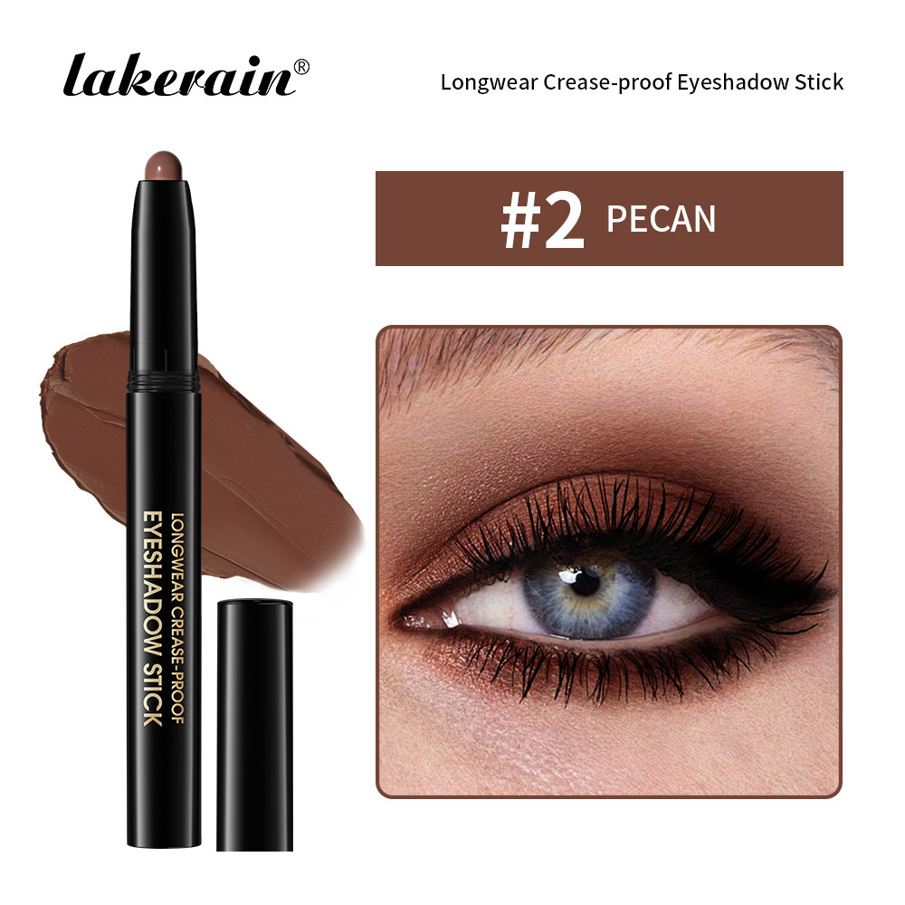 Lakerain – bâton d'ombre à paupières crème, 2 noix de pécan, version étrangère, 16g