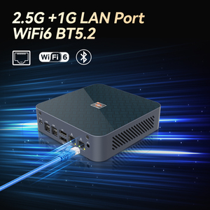 Mini PC AMD DDR5 16G M.2 HD DP Oficina 2 Ethernet Win 11 Ubuntu portátil Barebone HTPC Micro Game Computadora para juegos - Product Image 4