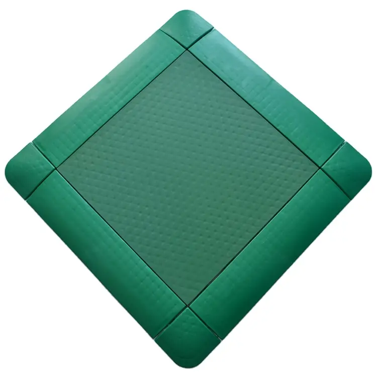 पोर्टेबल कोर्ट कृत्रिम सजावट हरे रंग की दीवार आउटडोर मंजिल बास्केटबॉल कोर्ट के लिए बिक्री थोक पीवीसी-sportboden टाइल खेल