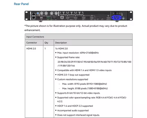 Ad alta risoluzione Novastar VX600 Pro porte Ethernet processore Video LED Controller dello schermo per la visualizzazione - Product Image 6