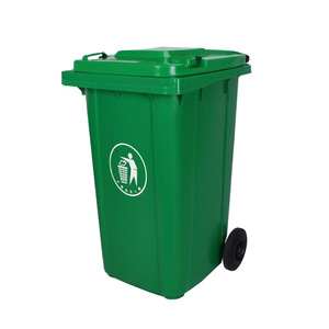 高品质100升回收塑料垃圾桶垃圾桶轮式垃圾桶 - Product Image 3
