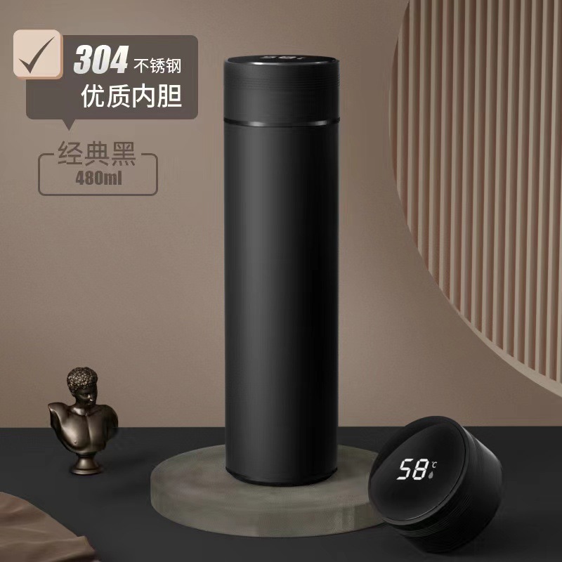 Temperature display 304 stainless steel - Classic black