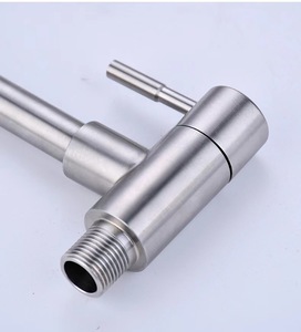 <strong>Cheap</strong> 304 Stainless Steel Wall-Mounted Faucet Pull-down Dual Function Sprayer Basin Faucets Single Cold Water <strong>Mixer</strong> - Product Image 5