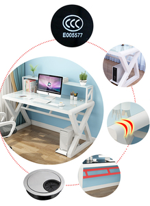 Home <strong>Computer</strong> Desk Thickened Reinforced Tempered Glass <strong>Table</strong> Gaming <strong>Table</strong> Technology Study <strong>Table</strong> - Product Image 5