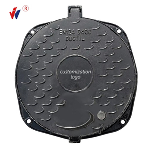 D400ユニバーサルバージョン丸型ダクタイル鋳鉄マンホールカバー下水道の地下世界カスタムロゴ - Product Image 4