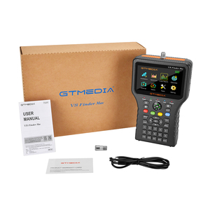 GTMEDIA V8 Finder Max H265 Handheld Satellite Finder Support <strong>DVB</strong> S2X MPEG4 4.3 Inch High Definition TFT LCD Screen