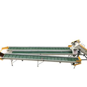 Transportador de correa de 3 secciones y 12 metros para carga de camiones, máquina de cintas transportadoras de descarga, máquina clasificadora para centro de distribución