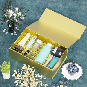 Adam için manyetik yakın dikdörtgen hediye kutusu kapak katlanabilir önerisi düğün noel cadılar bayramı mumlar için doğum günü hediyesi sarma - Product Image 5
