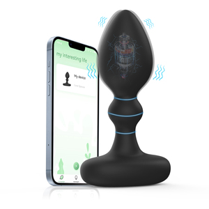 Ylove công nghệ cao ứng dụng mạnh mẽ/điều khiển từ xa Silicone lỏng mông cắm hậu môn Vibrator Massager Đồ chơi tình dục cho nam giới - Product Image 1