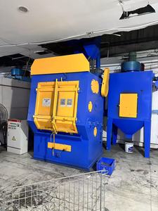 Küçük dökümler için yüksek verimli Q32 paletli bilyeli temizleyici, otomatik yük/boşaltma, fabrika doğrudan, hızlı çapak alma ve pas giderme - Product Image 4